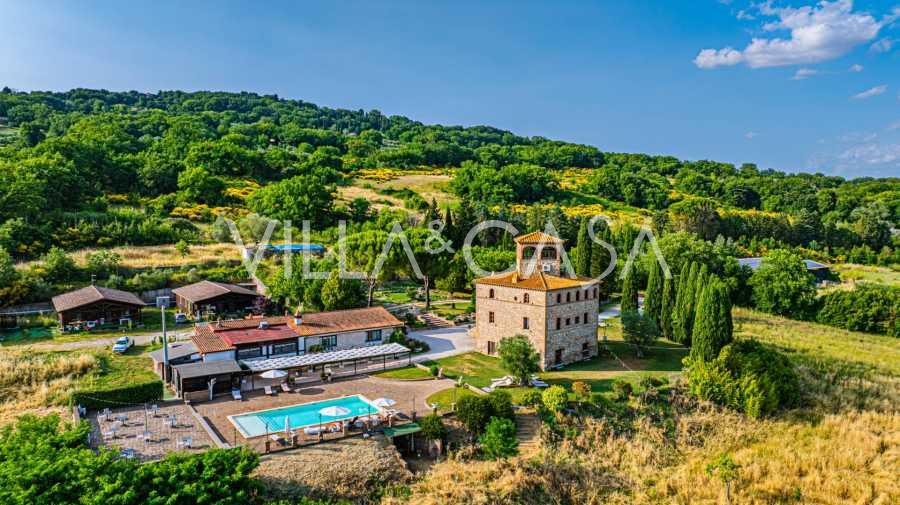 Pequeno castelo da era medieval em Terni.