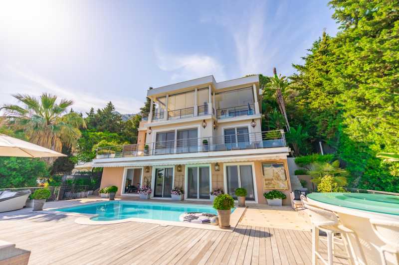 Villa à beira-mar em Roquebrune-Cap-Martin.