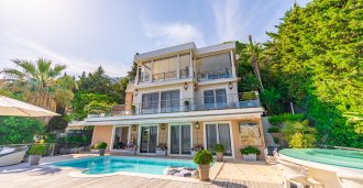 Villa à beira-mar em Roquebrune-Cap-Martin.