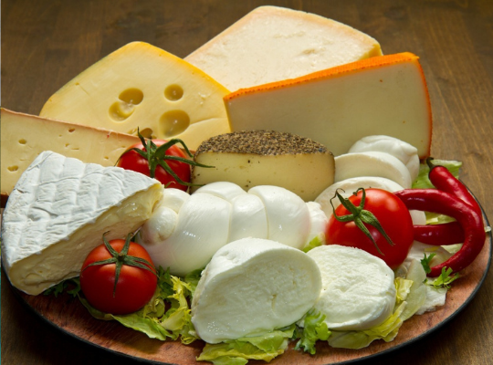 Tour gastronômico degustando os queijos da Itália