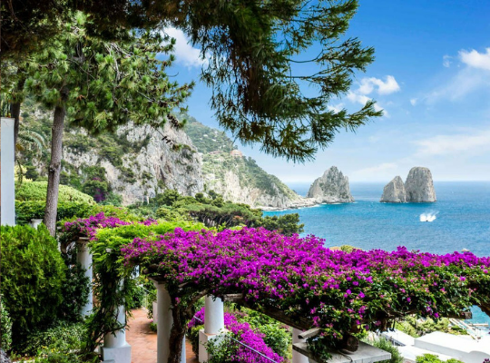 Ilha dos sonhos italianos de Capri